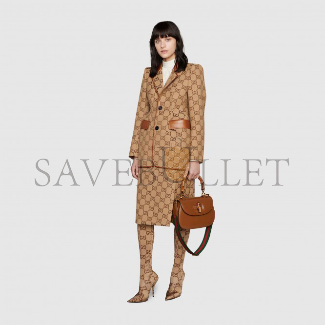 GUCCI BAMBOO 1947 SMALL TOP HANDLE BAG 675797 (21*15*7cm) GUCCI BAMBOO 1947 SMALL TOP HANDLE BAG 675797 (21*15*7cm)